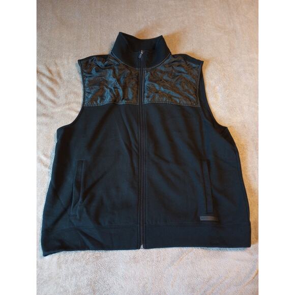 Michael Kors XXL Men's Black Vest EUC (Lightweight, Sweatshirt Material Feel) - Picture 1 of 3